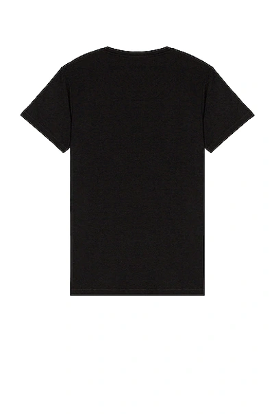 Shop Balmain Printed T-shirt In Noir & Blanc