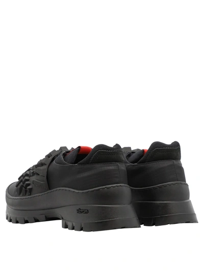 Shop 424 Vibram Sole Sneakers In Black  