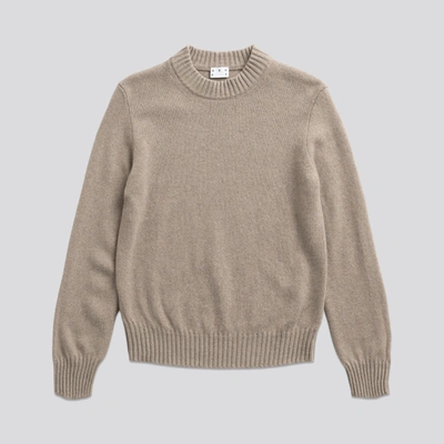 Shop Asket The Cashmere Sweater Light Brown
