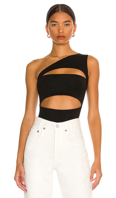 Superdown Tori Cut Out Bodysuit In 黑色