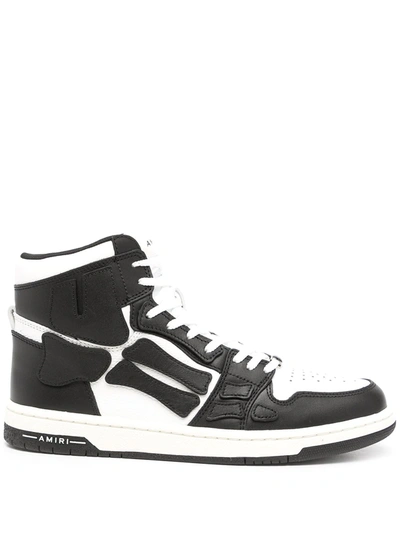 Shop Amiri Skel High-top Sneakers In Black