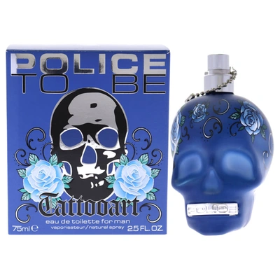 Shop Police To Be Tattooart By  For Men - 2.5 oz Edt Spray In Black