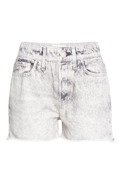 Shop Rag & Bone Miramar Faux Jeans Knit Shorts In Acid