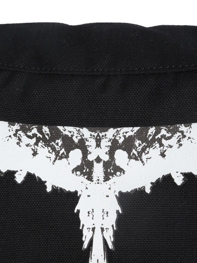 Shop Marcelo Burlon County Of Milan Belt Bag With Wings Print In Black