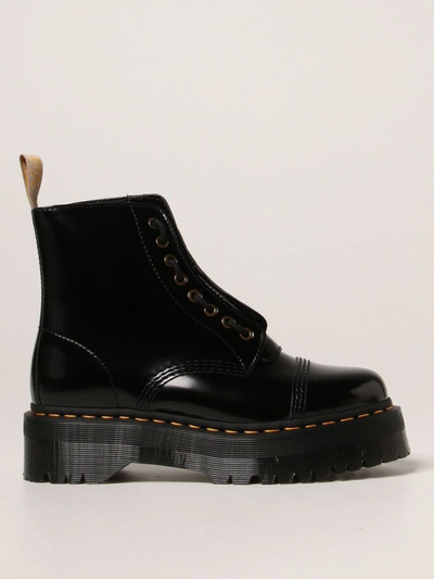 Shop Dr. Martens' Vegan Sinclair Dr. Martens Boots In Patent Leather In Black