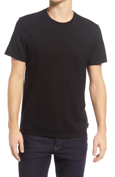 Shop Ag Bryce Crewneck T-shirt In True Black