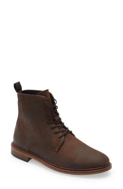 Shop Shoe The Bear Ned Plain Toe Boot In Brown