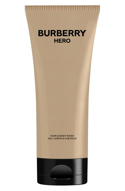 Shop Burberry Hero Hair & Body Wash, 6.7 oz In Gold