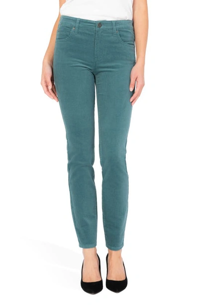 Shop Kut From The Kloth Diana Stretch Corduroy Skinny Pants In Spruce