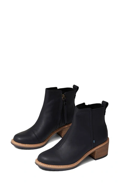 Shop Toms Marina Bootie In Black