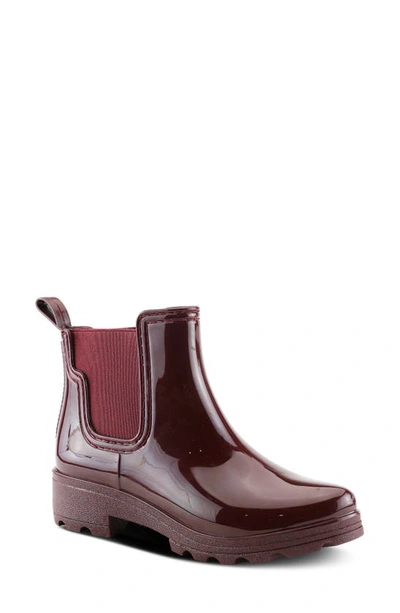 Shop Spring Step Smooth Jazz Waterproof Chelsea Boot In Cabernet