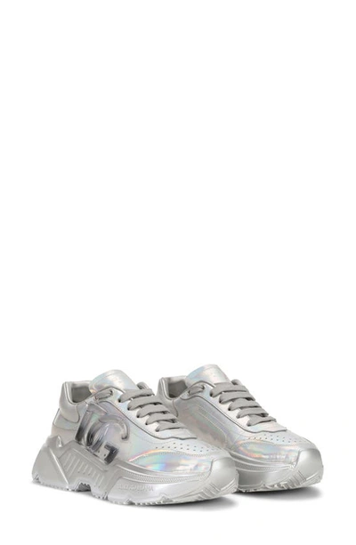 Shop Dolce & Gabbana Daymaster Sneaker In Silver