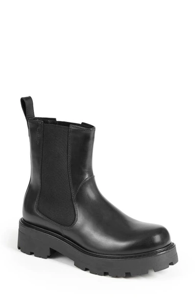 Shop Vagabond Shoemakers Cosmo 2.0 Lug Chelsea Boot In Black