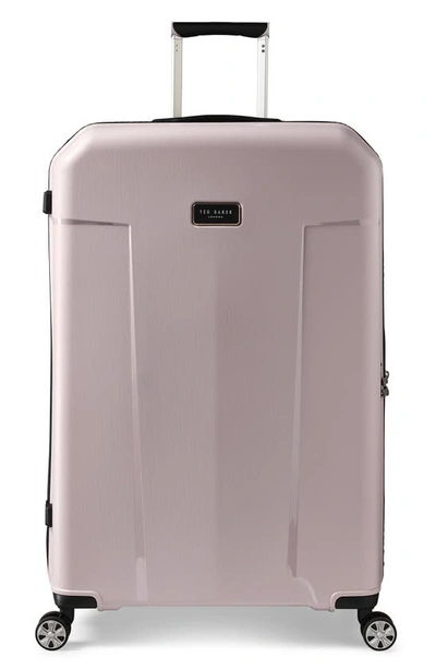 Shop Ted Baker Large Flying Colours 31-inch Hardside Spinner Suitcase In Blush Pink