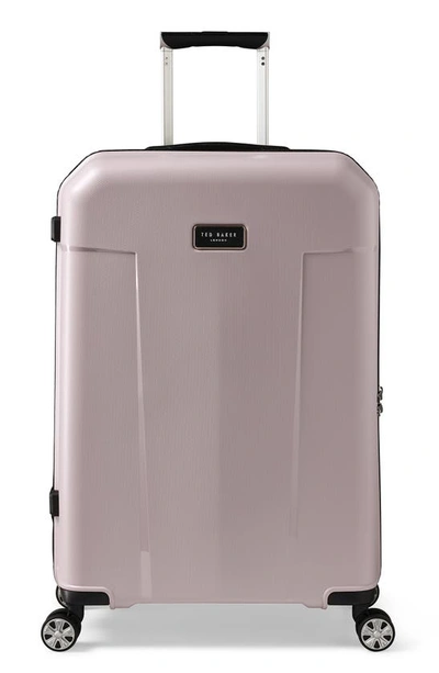 Shop Ted Baker Medium Flying Colours 27-inch Hardside Spinner Suitcase In Blush Pink