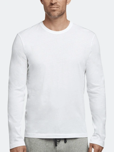 Shop James Perse Men's Long Sleeve Crew In White