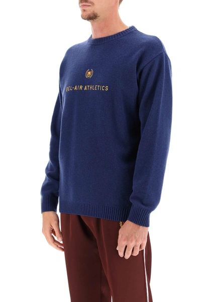 Shop Bel-air Athletics Academy Crest Sweater In Mixed Colours