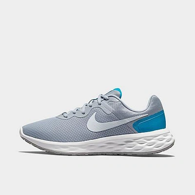 Shop Nike Men's Revolution 6 Next Nature Running Shoes In Wolf Grey/imperial Blue/white/pure Platinum