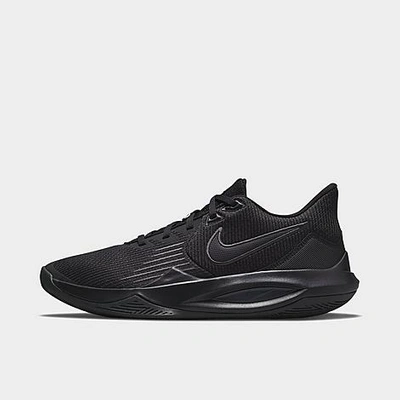 Shop Nike Men's Precision 5 Basketball Shoes In Black/anthracite/black