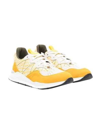 Shop Fendi Yellow Shoes In Gialla