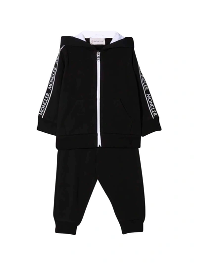 Shop Moncler Unisex Black Tracksuit In Nero