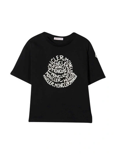 Shop Moncler Unisex Black T-shirt In Nero