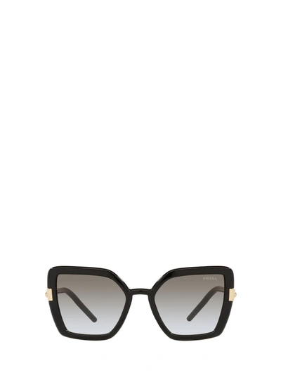 Shop Prada Pr 09ws Black Sunglasses