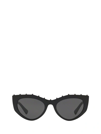 Shop Valentino Va4060 Black Sunglasses