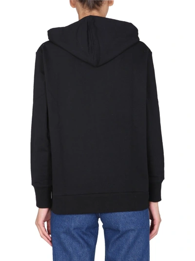 Shop Ps By Paul Smith "zebra" Hooded Sweatshirt In Black