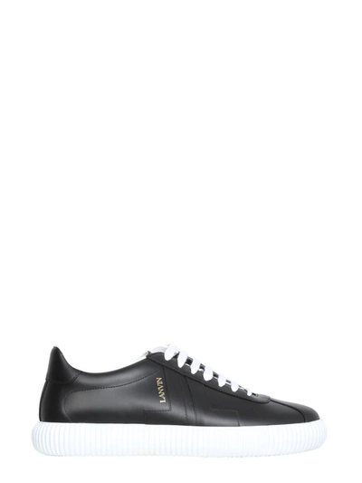 Shop Lanvin Glen Arpege Sneakers In Black