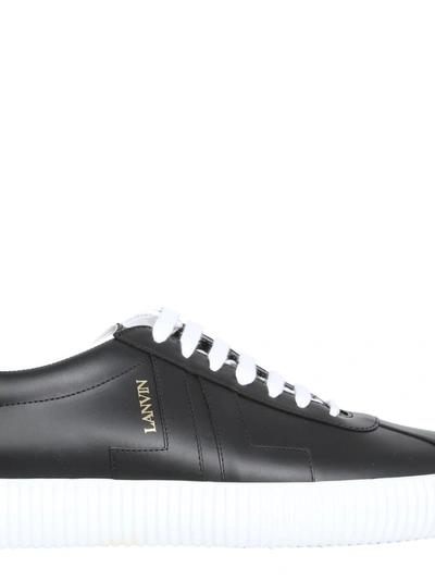 Shop Lanvin Glen Arpege Sneakers In Black