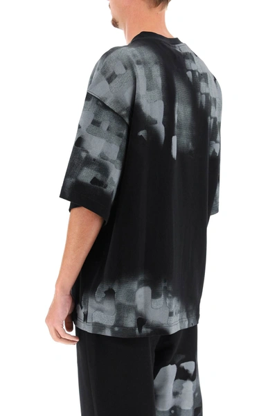 Shop A-cold-wall* Oversized T-shirt In Black,grey