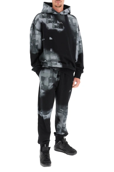 Shop A-cold-wall* Brush Stroke Print Sweatpants In Black,grey