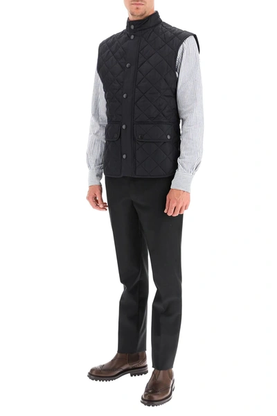 Shop Barbour Lowerdale Vest In Blue