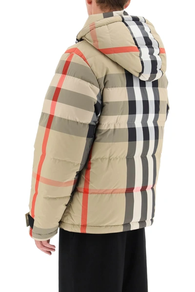 Shop Burberry Romford Reversible Vest In Recycled Nylon In Beige,black,red