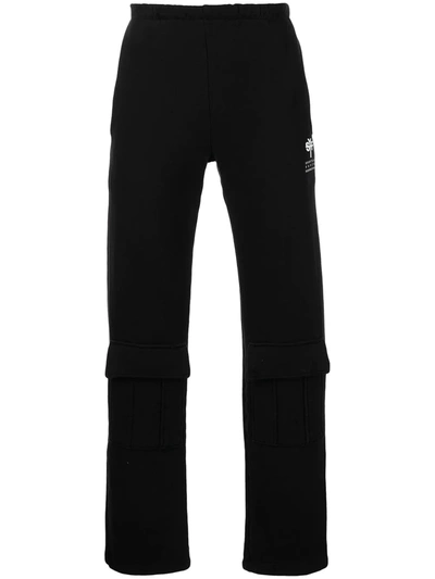 Shop Liberal Youth Ministry Logo-print Track Pants In Black