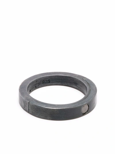 Shop Parts Of Four Sistema Diamond Band Ring In Black
