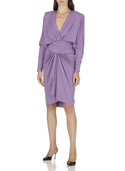 Shop Alexandre Vauthier Dresses In Mauve