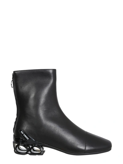 Shop Raf Simons Cycloid Boots In Black