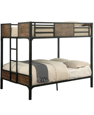 Shop Furniture Of America Remiro Metal Full Over Full Bunk Bed
