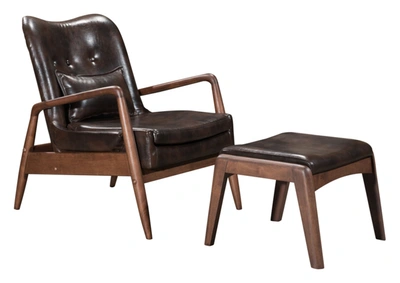 Shop Zuo Bully Lounge Chair And Ottoman