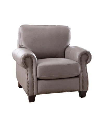 Shop Abbyson Living Romi Leather Arm Chair
