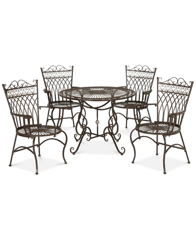 Shop Safavieh Donovan Outdoor 5-pc. Dining Set (dining Table & 4 Chairs)