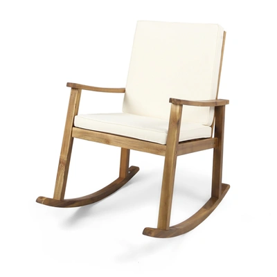 Shop Noble House Candel Outdoor Rocking Chair