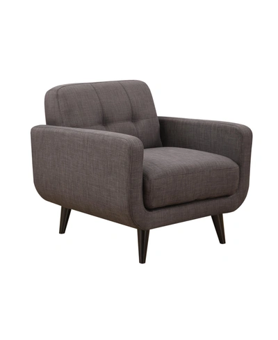 Shop Ac Pacific Crystal Upholstered Mid-century Tufted Arm Chair