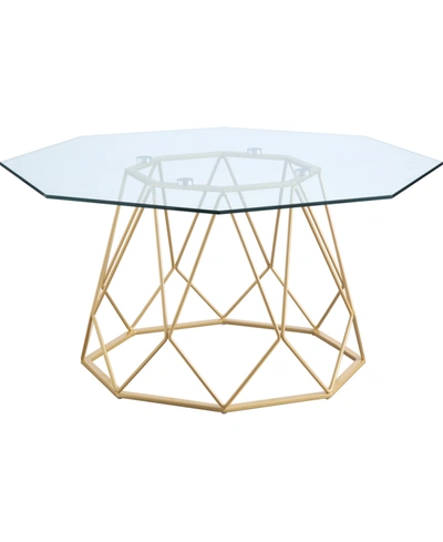 Shop Furniture Of America Trystance Glass Top Coffee Table