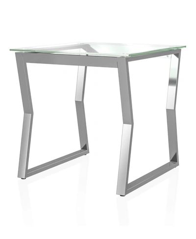 Shop Furniture Of America Meiland Glass Top End Table