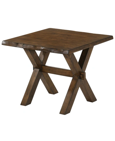 Shop Furniture Of America Coupla Trestle End Table