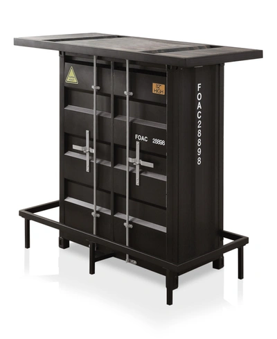 Shop Furniture Of America Tintaldra Storage Bar Table