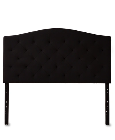 Dream Collection Curve Edge Headboard, Queen In Charcoal